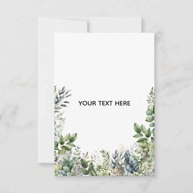 Skapa din egen botaniska design OSA kort (Framsida)