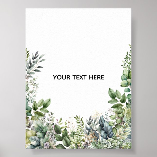 Skapa Din Egen Botaniska Design Poster (Framsidan)