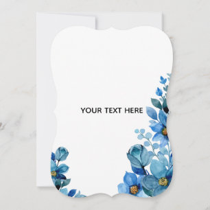 Skapa din egen botaniska design tack kort