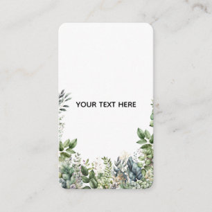 Skapa Din Egen Botaniska Design Tilläggskort