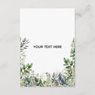 Skapa din egen botaniska design tilläggskort