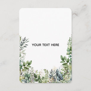 Skapa din egen botaniska design tilläggskort