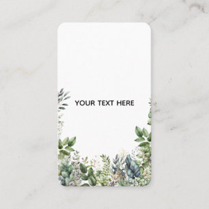 Skapa Din Egen Botaniska Design Visitkort
