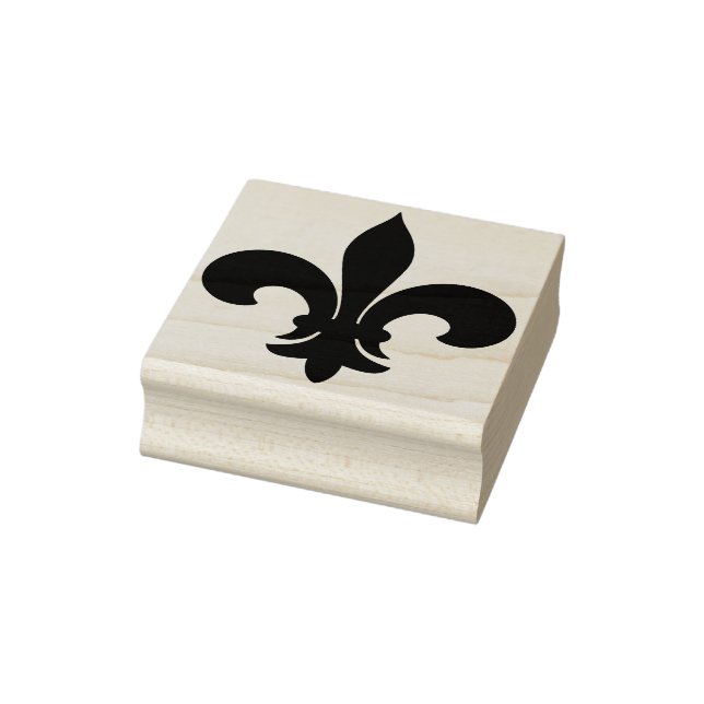Skapa din egen breda Fleur De Lis Stämpel (Stämpel)