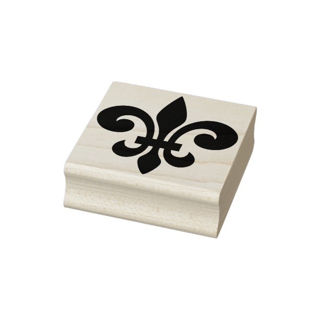 Skapa din egen breda spjutfleur de lis stämpel (Stämpel)