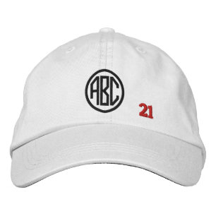Skapa din egen broderade Anpassningsbar monogram V Broderad Keps