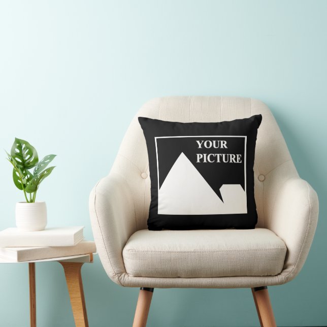 Skapa din egen Bröllop Bild Kudde (Stol)