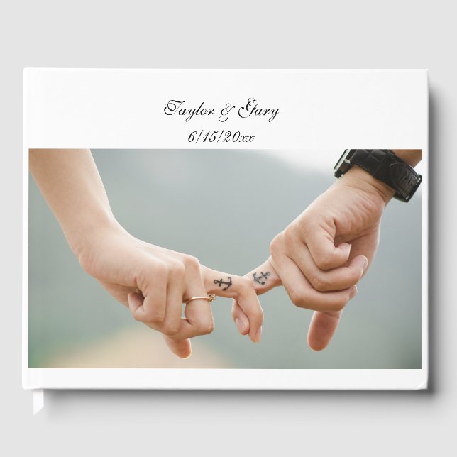 Skapa din egen Bröllop-gästbok med foton Gästböcker (Framsida)