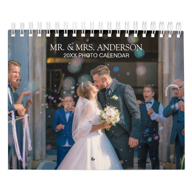 Skapa din egen Bröllop Photos 2025-kalender Kalender (Omslag)