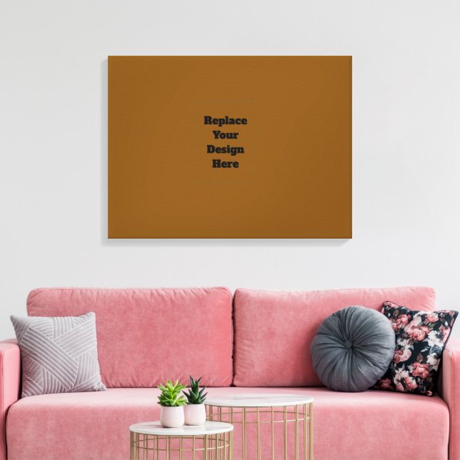 Skapa din egen Brun Canvastryck (Insitu (Vardagsrum))