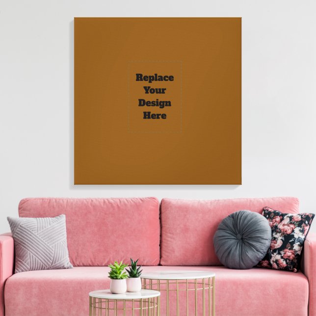 Skapa din egen Brun Canvastryck (Insitu (Vardagsrum))