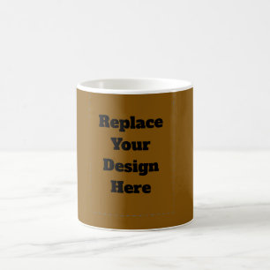 Skapa Din Egen Brun Kaffemugg