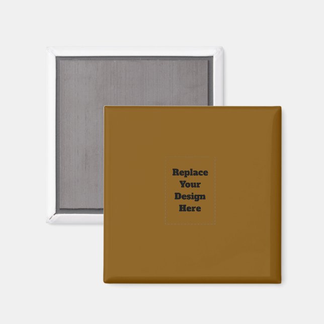 Skapa din egen Brun Magnet (Front/Back)