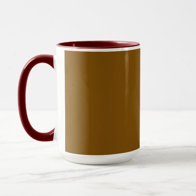 Skapa Din Egen Brun Mugg (Vänster)