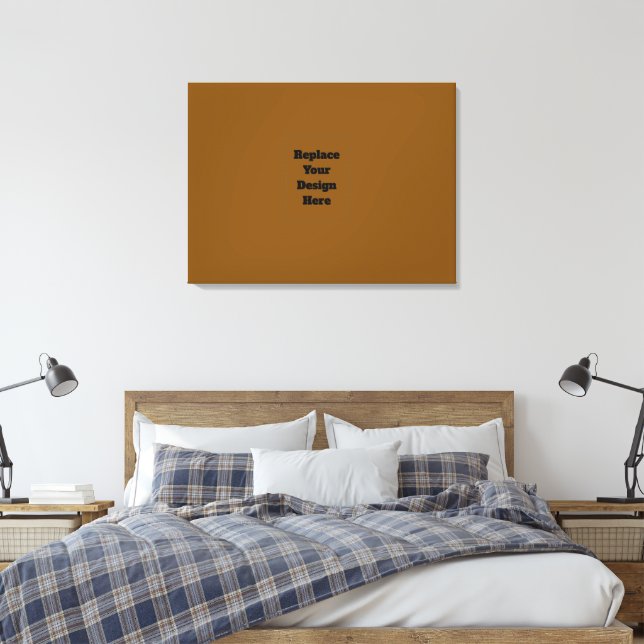 Skapa din egen bruna canvastryck (Insitu (sovrum))