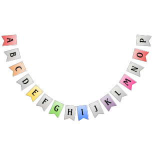 skapa din egen buntbanderoll för flaggor party