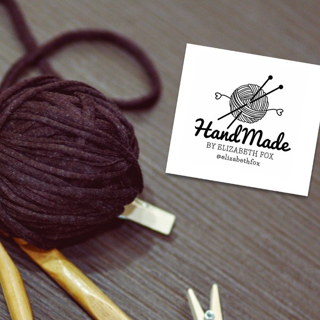 Skapa din egen Business Crochet Handmade Stämpel (Skapare uppladdad)