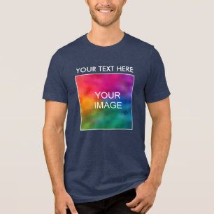 Skapa din egen buy Online Manar Trend Navy Blue T Shirt