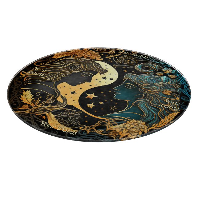 Skapa din egen Celestial Gemini Glass Altar Board (Hörn)