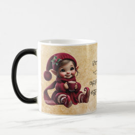 Skapa din egen Cheery Vintage-jultomte Magisk Mugg