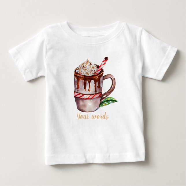 Skapa din egen choklad för Candy cane-Hetten i jul T Shirt (Framsida)