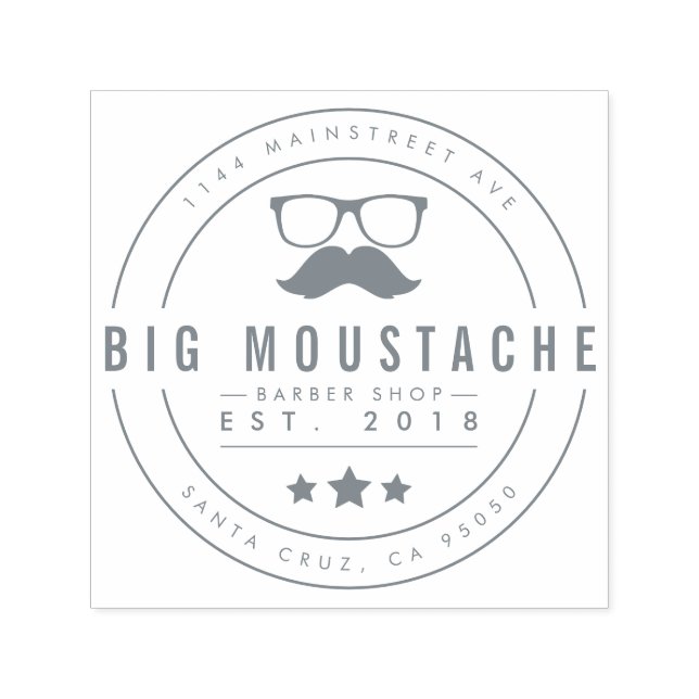 Skapa din egen cirkulära Logotyp för Barging Busin Självfärgande Stämpel (Design)