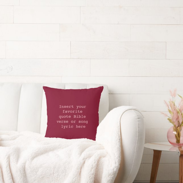 Skapa Din Egen Citat Kuddthrow Kuddé Pillow borde  Kudde (Soffa)