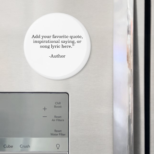 Skapa Din Egen Citat Magnet (In Situ (Fridge))