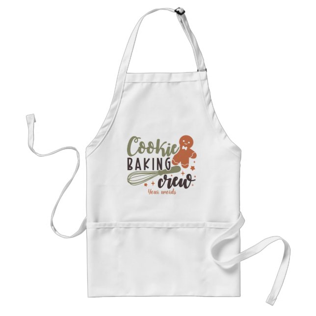 Skapa din egen cookie Baking Crew Förkläde (Framsidan)