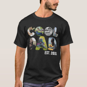 Skapa din egen cool pappa 7 bokstävers foto åt hon t shirt