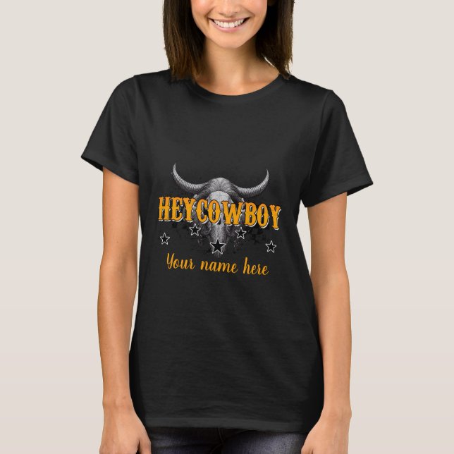 Skapa din egen Cowboy T Shirt (Framsida)
