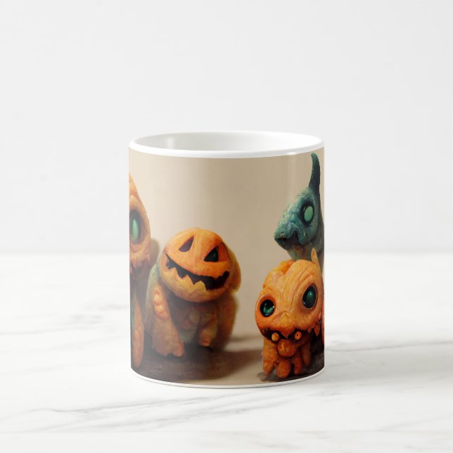 Skapa din egen Cute Monster Party Magisk Mugg (Center)