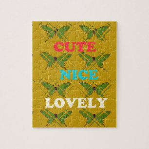 Skapa din egen Cute Nice-Vintage Butterfly Pussel