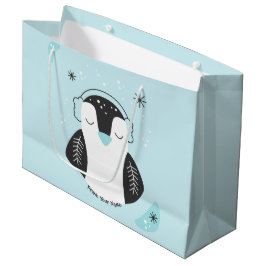 Skapa din egen Cute Penguin Blue-jul