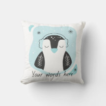 Skapa din egen Cute Penguin Blue-jul