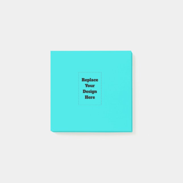 Skapa din egen cyan post-it block (Framsida)
