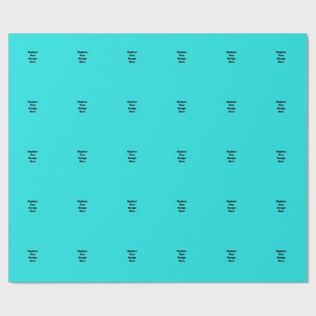 Skapa din egen cyan presentpapper (Platt)