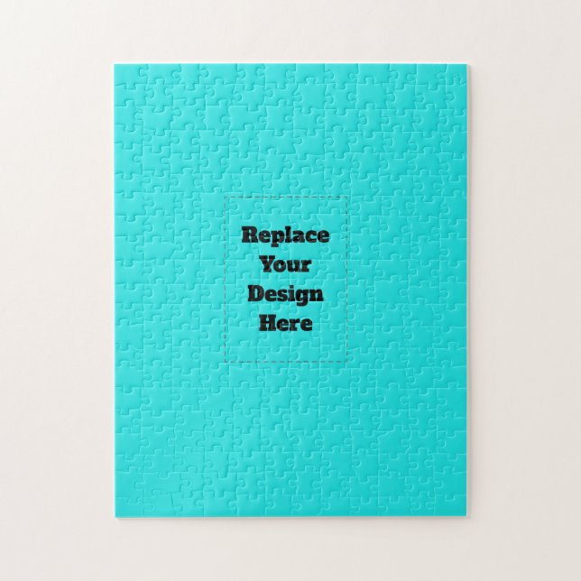 Skapa din egen cyan pussel (Vertikal)