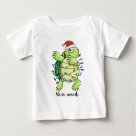 Skapa din egen dabbande julsköldpadda t shirt