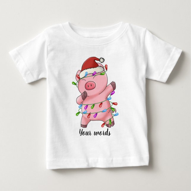 Skapa din egen dabbjul Gris T Shirt (Framsida)