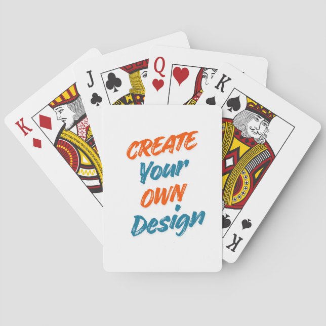 Skapa din egen design  casinokort (Baksidan)