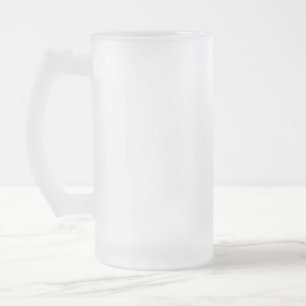 Skapa din egen design frostat ölglas