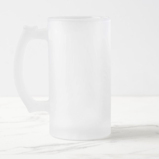 Skapa din egen design frostat ölglas (Vänster)