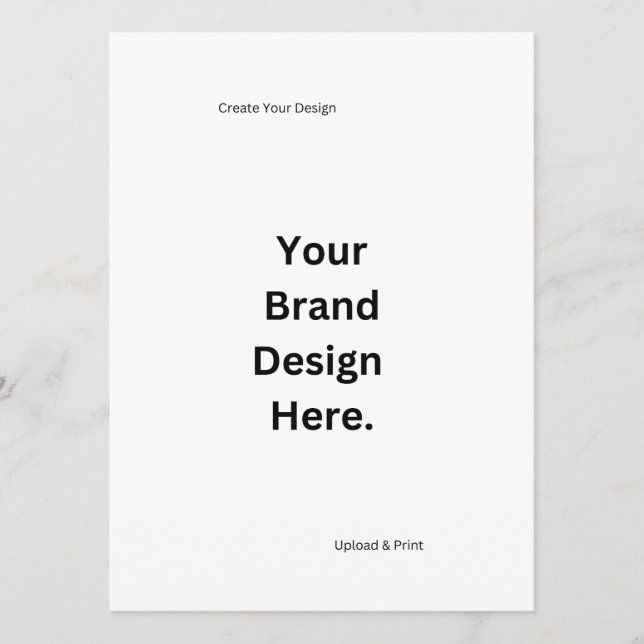 Skapa din egen design och skriv ut platt meny (Framsida)