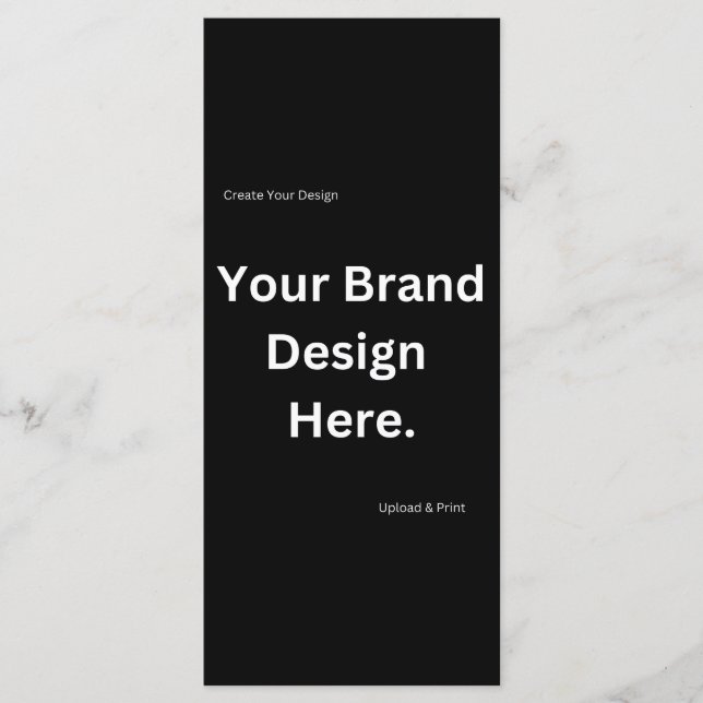 Skapa din egen design och skriv ut platt meny (Framsida)