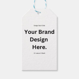 Skapa din egen design och skriv ut presentkortseti presentetikett