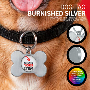 SKAPA-DIN-EGEN DIY Anpassa din egen design Hund ID-bricka Husdjur