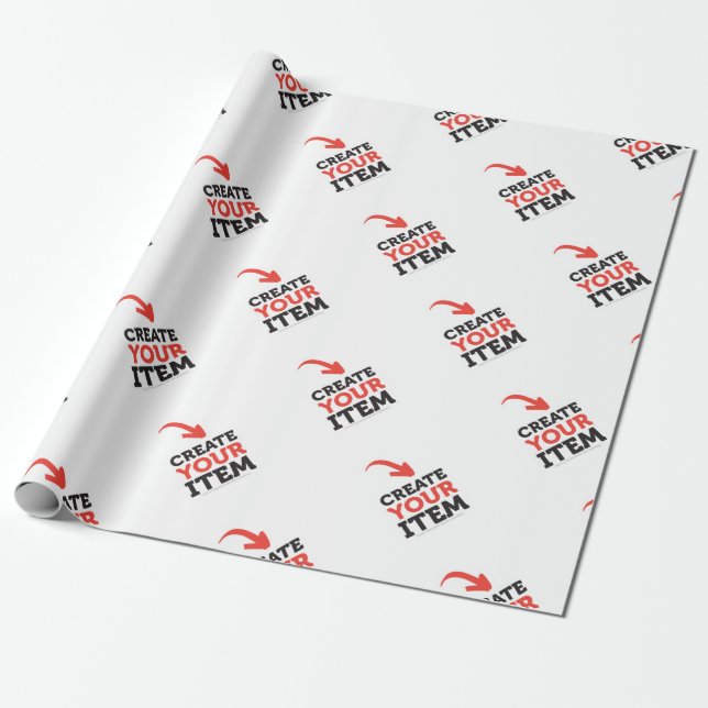 SKAPA-DIN-EGEN DIY Anpassa gör-det-själv ladda upp Presentpapper (Utrullad)