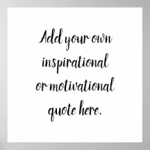 Skapa din egen DIY Modern inspiration Quote Square