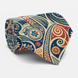 Skapa din egen djärva festliga tribal sommar slips